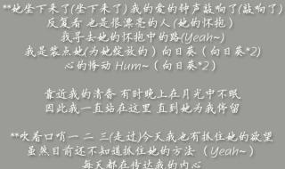 阳光开朗大男孩歌词