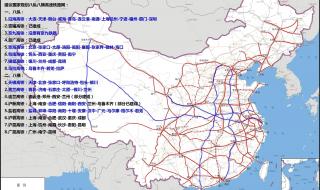 八纵八横时间 八纵八横高铁线路图